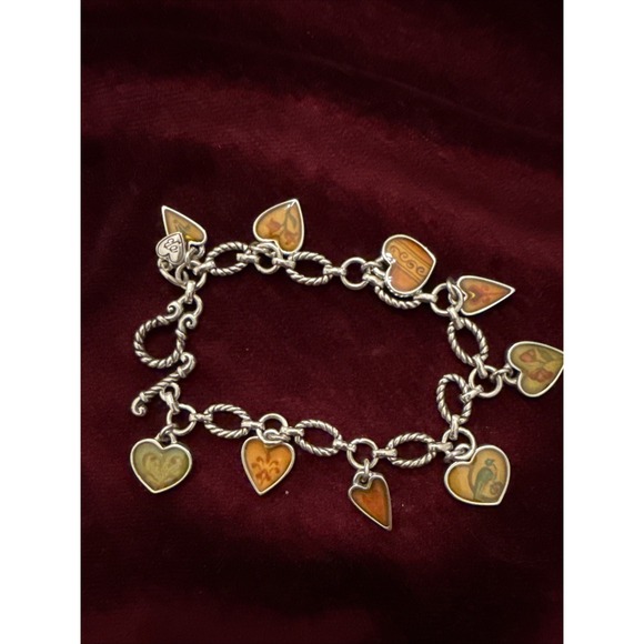 Brighton Silver Bracelet with Heart Charms - Picture 5 of 8